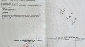 Đất xã Tân Phú huyện quốc oai 55m 