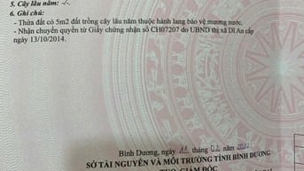 Cần bán lô đất 166m sổ hồng riêng dĩ an BD