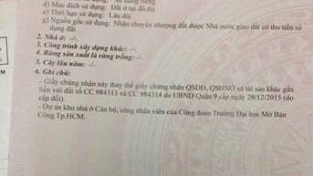 Bán đất biệt thự ven sông đường Tam Đa Quận 9 dự án Đại Học Mở 298m2
