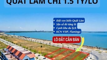Lô góc siêu rẻ Mặt biển Quất Lâm Nam Định giá chỉ 1,5 tỷ