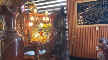 BIỆT PHỦ MẶT TIỀN ĐƯỜNG NHỰA ️-Diện tích : 386,5m ngang 9x42,9m .