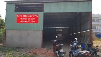Nhà xưởng cho thuê đường lê văn khương hiệp thành quận 12 dt; 160m 