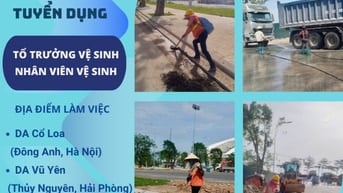 VINCONS TUYỂN DỤNG NHÂN VIÊN/TỐ TRƯỞNG VỆ SINH