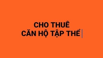 Cho thuê căn hộ tầng 3 tập thể Thành Công