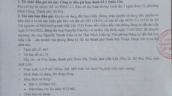 CÔNG TY ĐẤU GIÁ HỢP DANH SỐ 1 QUỐC GIA THÔNG BÁO BÁN ĐẤU GIÁ TÀI SẢN