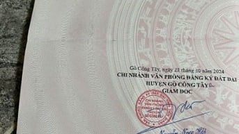 Bấn đất xã Long Bình, Gò Công Tây, Tiền Giang 5m x 30m, thổ 100m2