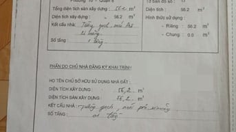 BÁN NHÀ MẶT TIỀN HƯNG PHÚ .P. CHÁNH HƯNG