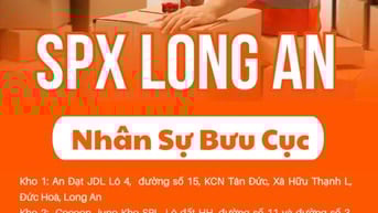 TUYỂN DỤNG NHÂN SỰ BƯU CỤC SPX LONG AN