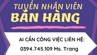 Việc Làm Thêm - Nhân Viên Bán Hàng, Xoay Ca Linh Hoạt 