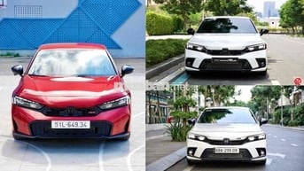 3 XE CIVIC RS 2022-2024-2025 ĐỎ TRẮNG, CẦN BÁN