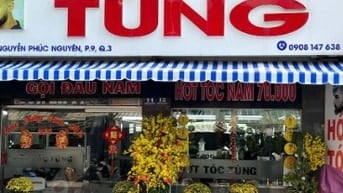 Tiệm hớt tóc Nam (Tùng) tuyển: 1 thợ nữ ăn chia 5/5,  biết cạo mặt...