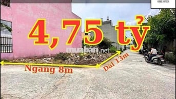 Đất 8x13m xây Biệt Thự quá đẹp cách Hà Huy Giáp 300m gần CĐ Điện Lực