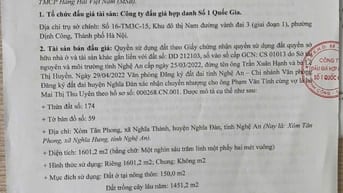 CÔNG TY ĐẤU GIÁ HỢP DANH SỐ 1 QUỐC GIA THÔNG BÁO BÁN ĐẤU GIÁ TÀI SẢN