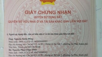 Bán nhà xưởng 149m2 tại Thạnh Xuân TP HCM