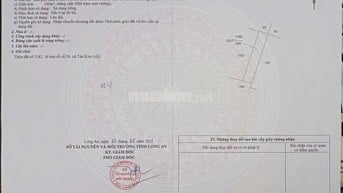 Bán đất thổ cư, diện tích 100 m2 Huyện Cần Giuộc , Long An( cũ)