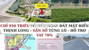 Cực Kì Hot Lô Đất Nằm Ngay Khu Kinh Tế Biển ở Ninh Bình.....
