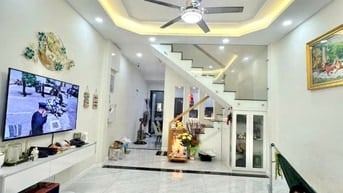 1 SẸC BÀ HOM, 4 TẦNG, HẺM 8M THÔNG, NGAY VÒNG XOAY PHÚ LÂM, 4.3*15