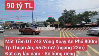 Đất Mặt Tiền DT 743 Kho Xưởng Gần Vòng Xoay An Phú, P. An Phú, Tp HCM