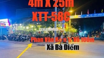 🌹ĐẤT 4m X 25m-MT Nhựa 12m-Phan V Hớn Vào 100m-Bà Điểm