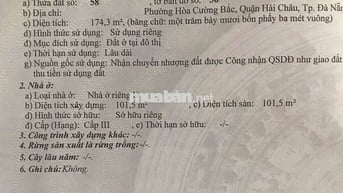 Bán Nhà Mặt Tiền Đường Hóa Quê Trung 3, Hòa Cường, Hải Châu, Đà Nẵng