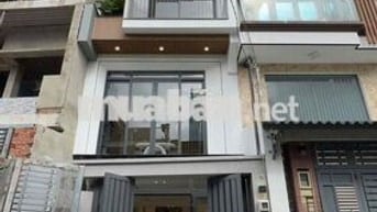 đường LÊ VĂN QUỚI giáp Bốn Xã - nhà mới 5 tầng, tặng full nội thất