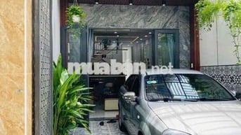 Nhà Rộng Đẹp Dài DT 4x25m 1Trệt 1Lầu 3Pn 3Wc Sân Rộng Đậu Ôtô Hẻm Tải
