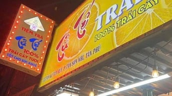 Sang tiệm trà trái cây tươi thương hiệu ' tử tế '
