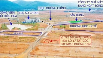 Đất Tái Định Cư VSIP Bình Định, 150m2, 7,5x20 , đường nhựa 16m