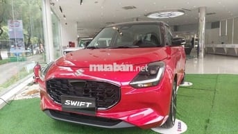 Suzuki Swift 2025 màu đỏ giao ngay, Bán xe trả góp