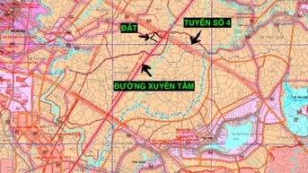 #ĐẤT ĐƯỜNG XUYÊN TÂM , 2LÔ L,K  10X40X200mTHỔ CƯ , TÀI CHÍNH 300TR/NỀN
