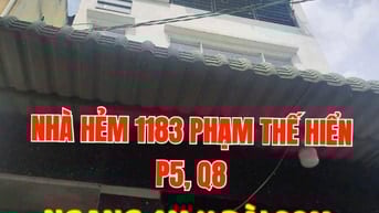Bán gấp nhà H1183 PTH, P5. Trệt, 2 lầu, ST, 4mx20m, thêm 2 căn cấp 4 