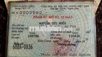Honda67, Biển68, Máy110 GTDD (K9C) mất số máy 5tr5