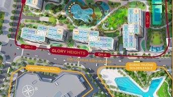 Căn hộ CC tại Glory Heights, 3,8 tỷ, 70m2, 2PN +, 2WC