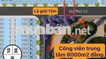 Cặp nền siêu đẹp sổ sẵn KDT Đông Cần Thơ. P Sóc Trăng. ngang Công Viên