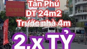 Nhỉnh 2tỷ, nhà 2 tầng, đường Lũy Bán Bích, Tân Phú