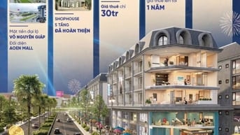 CHO THUÊ MẶT BẰNG KINH DOANH SIÊU LỢI NHUẬN - SHOPHOUSE AN CỰU 