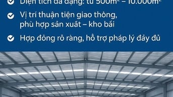 Cho thuê nhà xưởng đường Trần văn Mười - 1500m - đường cont giá 55tr.