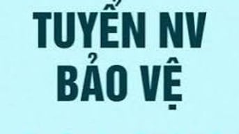 Tòa nhà 109 Bùi Thi Xuân, quận Hai Bà Trưng, tuyển gấp bảo vệ