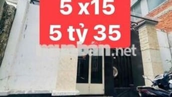 CHÍNH CHỦ BÁN NHÀ NVL  DT 5 x15 M