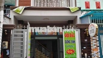 nhà 4x15m 1 trệt 1 lửng 2 phòng ngủ 2wc hẻm 6m thông buôn bán nhỏ ok