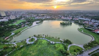 Bán biệt thự TT3 Thành Phố Giao Lưu 241m2, view hồ, nhà 2 mặt đường
