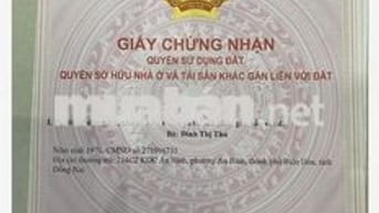 (Giảm sâu) 130m2 đất KP7 - Long Bình, vị trí đẹp kế KCN Hố Nai