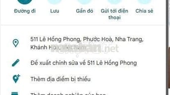 mặt bằng lê hồng phong trống cần cho thuê
