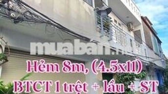 BÁN NHÀ 2 TẦNG HXT CẦU ÔNG BỐN, PHƯỚC KIỂN, 4.5x11, 3PN, 3.75 TỶ
