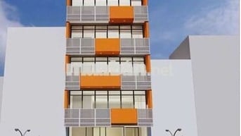 Tòa vp mới xây 100% 2a Trương Công Định, dt. 8,5x17m 1 hầm 7 lầu st.