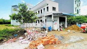 Bán nhanh mặt tiền xây trọ 10x26m, kdc đông gần kcn lớn, sổ hồng riêng