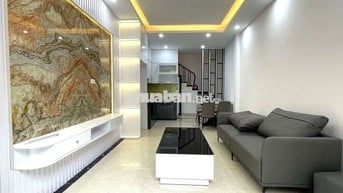 BÁN NHÀ KIM GIANG, XÂY MỚI 5 TẦNG, NGÕ THOÁNG, GẦN Ô TÔ, NỘI THẤT ĐẸP