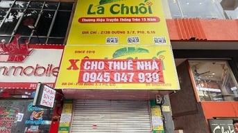 Cho thuê nhà mặt tiền đường 3/2 giá cực ưu đãi