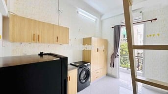 DUPLEX BAN CÔNG ĐI BỘ ĐH VĂN LANG DẦY ĐỦ NỘI THẤT THANG MÁY MÁY GIẶT