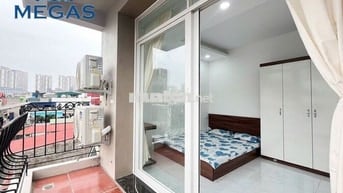 CHO THUÊ 2N1K BAN CÔNG DIỆN TÍCH RỘNG NGAY TP. GIAO LƯU, PHẠM VĂN ĐỒNG